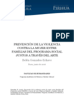 2016 Prevencios Violencia Contra La Mujer Program Social Juntos Con Elarte