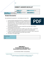 Gleico Henrique Task 1 Assessment Answer Booklet - BSBCMM511