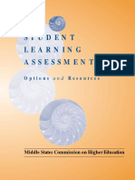 Assessment in Student Learning