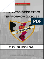 Proyecto Deportivo Temporada 2020 21