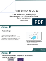 Diagnóstico de TEA Na CID 11