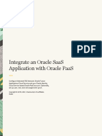 Integrate An Oracle SaaS Application With Oracle PaaS