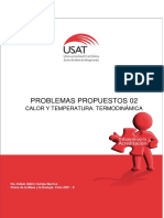 PROBLEMAS PROPUESTOS 02. Calor y Temperatura. Termodinámica. 