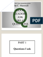 Good Leaders Ask Great Questions