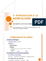 1-Introducción A La Morfología y Segmentación de Verbos