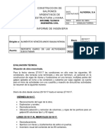 Informe Tecnico N°1 Galpon Alivensa