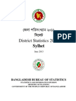 3122 District Statistics 2011: Sylhet