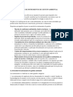 Info Mapa Mental - Categorías de Instrumentos de Gestión Ambiental