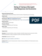 Scheduling and Sizing of Campus Microgrid Consider