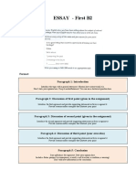 FCE - Essay Format and Sample