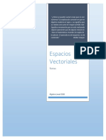 Notas - Espacios Vectoriales - AD