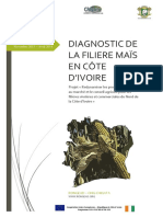 Diagnostic de La Filiere Mais en Cote D Ivoire Rongead 2014