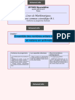 Cours de Mathématiques. Tronc Commun Scientifique B I