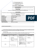 Course Syllabus in Modern Geometry: Concepcion Holy Cross College College of Education Department