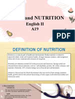 KP 8 - Diet and Nutrition A 2019