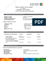 Jazeera Silk Finish-Msds