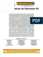 Sopa de Letras de Bienestar - 60