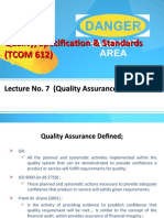 Establish Quality Standards