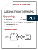 Load Characteristics of D.C Series Motor 1-Object:: D D R L A