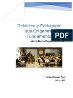 Didáctica y Pedagogía Sus Orígenes y Fundamentos 1.1