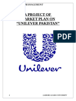 A Project of Market Plan On "Unilever Pakistan": Operations Management