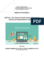 EDTCOL Module or Handouts 4