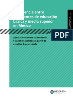 Violencia Estudiantes Informe