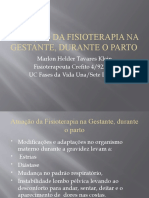 Atuação Da Fisioterapia Na Gestante, Durante o