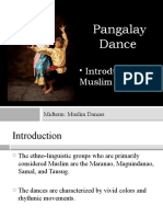 Pangalay Dance: - Introduction To Muslim Dances