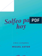 Solfeo para Hoy Libro Completo