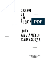 Carrascoza Caderno de Um Ausente