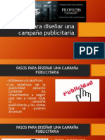 Pasos para Diseñar Una Campaña Publicitaria