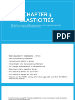 Chapter 3 Elasticities