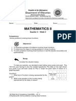 Mathematics 8: Quarter 2 - Week 5