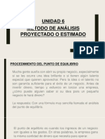 Unidad 6 Método de Análisis Proyectado o Estimado.j