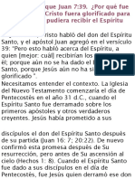 Por Qué Fue Necesario Que Cristo Fuera Glorificado para Que El Hombre Pudiera Recibir El Espíritu Santo