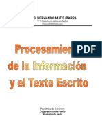 Procesamiento de La Información y El Texto