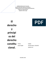 El Derecho y Principios Del Derecho Constitucional