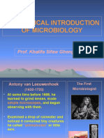 A Historical Introduction of Microbiology: Prof. Khalifa Sifaw Ghenghesh