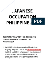 Japanese Occupation Philippine Art