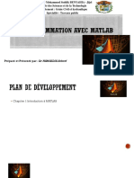 La Programmation Avec MATLAB