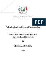 2017 Psgs Surgical Curriculum