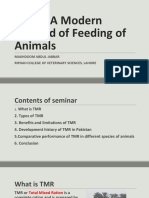 TMR and Its Use in Dairy and Fattening