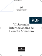 VI Jornadas Internacionales de Derecho Aduanero