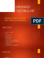 Aula 01 - BIOLOGIA PRÉ-VESTIBULAR