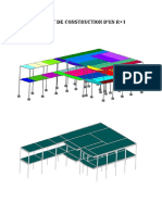 Projet de Construction D'un Batiment r+1