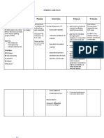 Nursing Care Plan: Subjective: During 8 Hours Nursing Management: (5) After 8 Hours