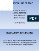 Presentacion de Resolucion 2346