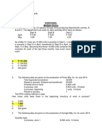 Sanchez, Mark Laurence S. BSA 2106 Cost Accounting Exercises: Multiple Choice