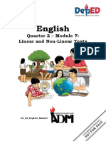 English 7 - Q2 - Mod7Linear and Non Linear